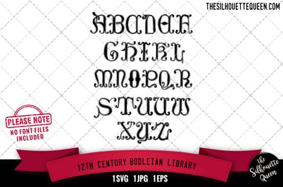 12th Century Bodleian Graphics for Crafts & Design