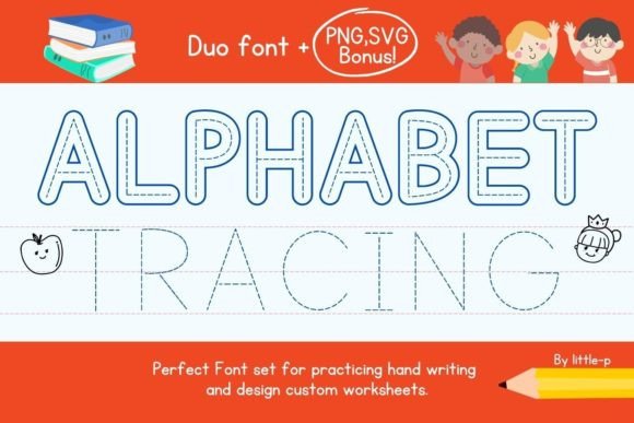 Alphabet Tracing: A Unique Sans Serif Font for Learning