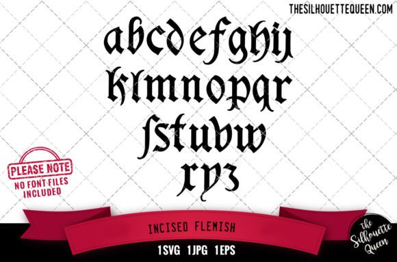 Incised Flemish Graphics for Crafts & Editorial