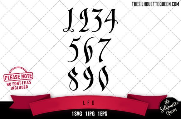 L.F.D Numerals: Bold Graphics for Modern Crafts