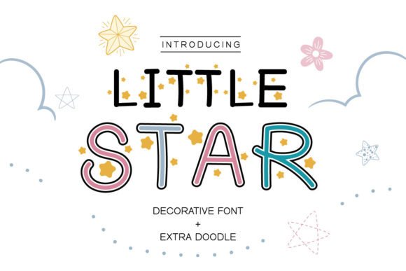 Little Star: Playful Decorative Fonts for Branding