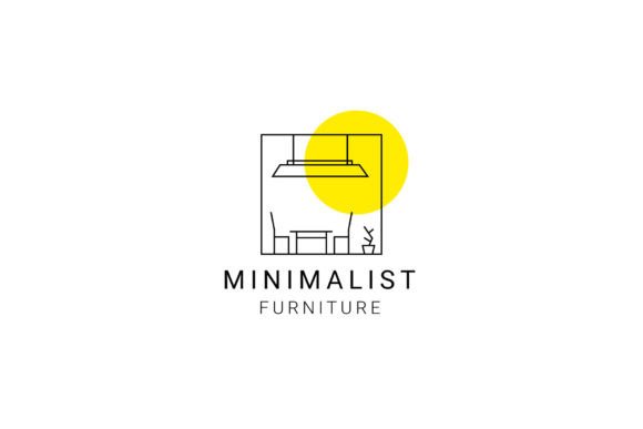 Minimalist Furniture Logo Design: Graphics and Logos