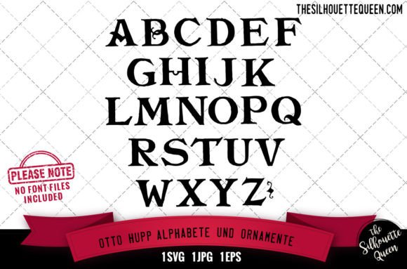 Otto Hupp Alphabets: Premium Graphics for Crafts