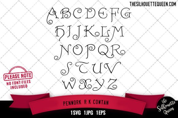 Penwork. R.K.Cowtan Alphabets: A Designer's Review