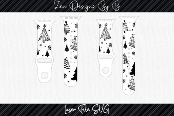 Review: Christmas Trees Watch Band Laser SVG for Holiday Crafts