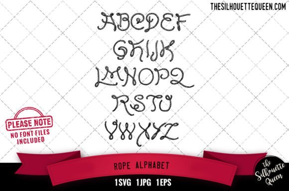 Rope Alphabet ABC: Crafts & Graphics for Brands