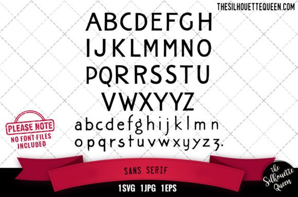 Sans Serif Alphabets: Modern Graphics for Crafts