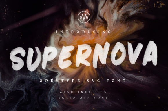 Supernova: A Bold Sans Serif for Modern Embroidery