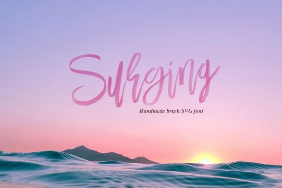 Surging: A Bouncing Script Ready for Stitch