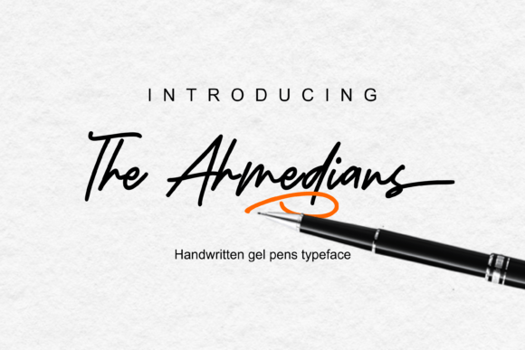 The Ahmedians: Script Amp Fonts for Bold Blog Graphics