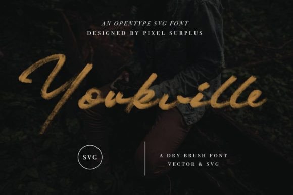 Yorkville: A Script Amp Font for Hand-Drawn Branding